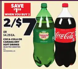 Loblaws COCA-COLA OR CANADA DRY SOFT DRINKS offer