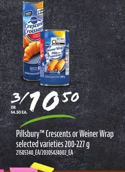 Loblaws PILLSBURY CRESCENTS OR WEINER WRAP offer