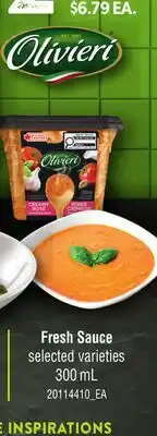 Loblaws OLIVIERI FRESH SAUCE offer