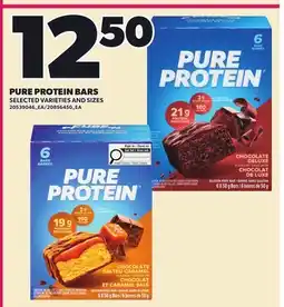 Loblaws PURE PROTEIN BARS offer