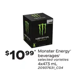 Loblaws MONSTER ENERGY BEVERAGES† offer
