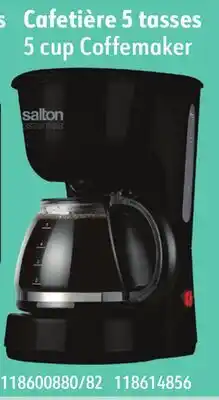 Sushi Shop Salton 5 cup Coffemaker offer