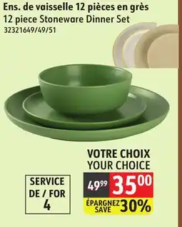 Sushi Shop 12 piece Stoneware Dinner Set offer