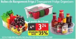 Sushi Shop Transparent Fridge Organizers à partir de / From 499324 35% offer