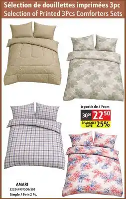 Sushi Shop AMARI Selection of Printed 3Pcs Comforters Sets offer