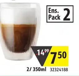 Sushi Shop Set of 2 Tumbler Double Walled Ribbed offer