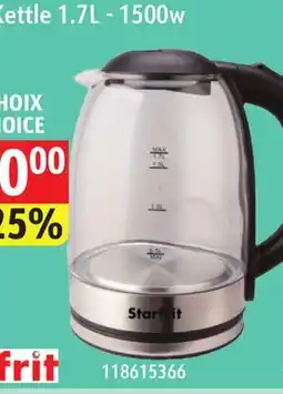 Sushi Shop Starfrit Kettle 1.7L - 1500w offer