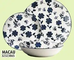 Sushi Shop 12 Piece Porcelain Dinnerware Sets, MACAU offer