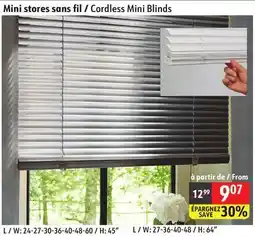 Sushi Shop Cordless Mini Blinds offer