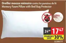 Sushi Shop Memory Foam Pillow with Bed Bug Protector offer