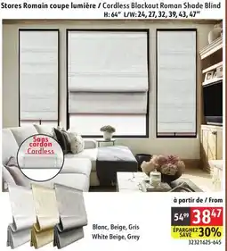 Sushi Shop Cordless Blackout Roman Shade Blind offer