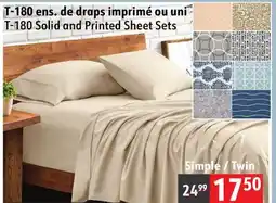 Sushi Shop T-180 Solid and Printed Sheet Sets offer