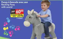 Sushi Shop Rocking Pony with sound offer