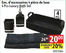 Sushi Shop 4 Pcs Luxury Bath Set offer