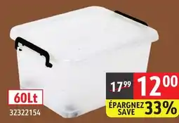 Sushi Shop SELECTION OF STORAGE BIN WITH LID AND LATCHING BUCKLES 60Lt offer