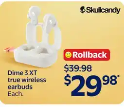 Walmart Dime 3 XT true wireless earbuds offer
