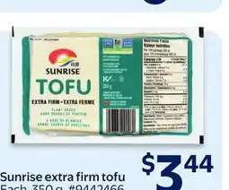 Walmart Sunrise extra firm tofu offer