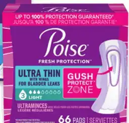 Walmart Poise ultra with wings pads 66s offer