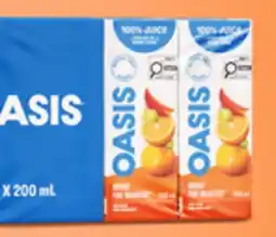 Walmart Oasis beverages or juice boxes offer