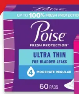 Walmart Poise ultra thin not with wings pads 60s offer