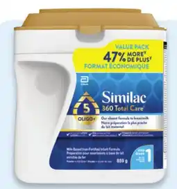 Walmart Similac 360 Total Care Step 1 or 2 powder offer