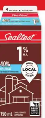 Walmart Sealtest or Beatrice 1% chocolate milk offer
