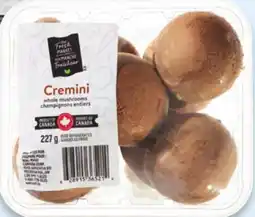 Walmart Your Fresh Market cremini mushrooms offer