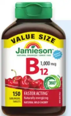 Walmart Jamieson value size vitamin B12 or K2 + D3 offer