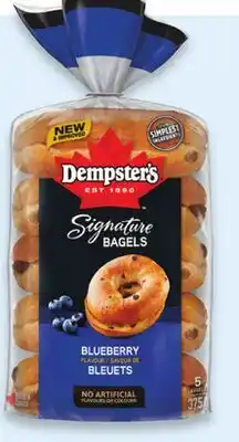 Walmart Dempster's Signature bagels offer
