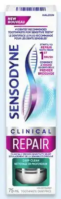 Walmart Sensodyne Clinical Repair Deep clean toothpaste offer