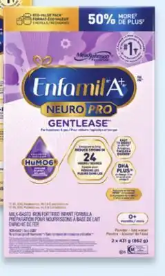 Walmart Enfamil A+ Gentlease NeuroPro Powder Formula refill offer