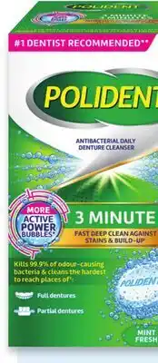 Walmart POLIDENT 3 minute offer