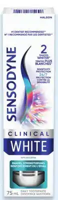 Walmart Sensodyne Clinical White, Enamel Strengthening Toothpaste offer