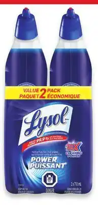 Walmart Lysol toilet bowl cleaner 2-pack offer