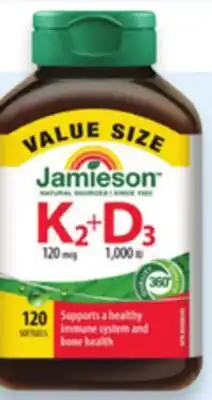 Walmart Jamieson value size vitamin B12 offer