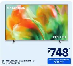 Walmart 55 M80H Mini-LED Smart TV offer