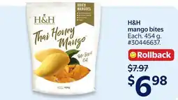 Walmart H&H mango bites offer
