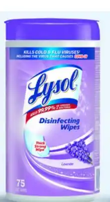 Walmart Lysol disinfecting wipes offer