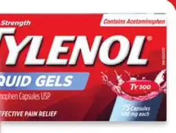 Walmart Tylenol Liquid gels offer