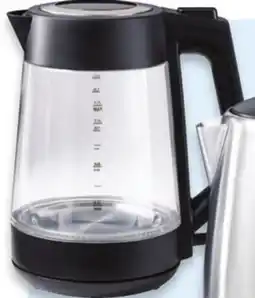 Walmart Mainstays 1.7L Glass Or Stainless steel Kettle offer