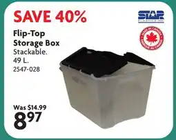 Home Hardware Flip-Top Storage Box offer
