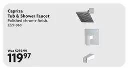 Home Hardware Capriza Tub & Shower Faucet offer