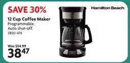 Home Hardware 12 Cup Coffee Maker offer