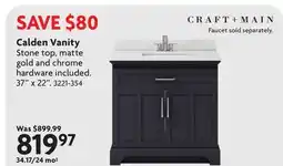 Home Hardware Calden Vanity offer
