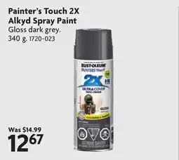 Home Hardware Painter's Touch 2X Alkyd Spray Paint offer