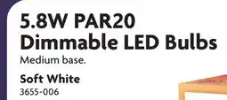 Home Hardware 5.8W PAR20 Dimmable LED Bulbs offer