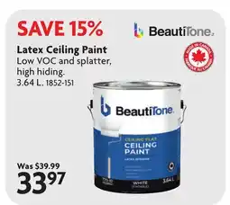 Home Hardware Latex Ceiling Paint offer