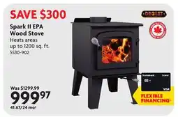 Home Hardware Spark II EPA Wood Stove offer