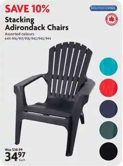 Home Hardware Stacking Adirondack Chairs offer