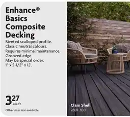 Home Hardware Enhance Basics Composite Decking offer